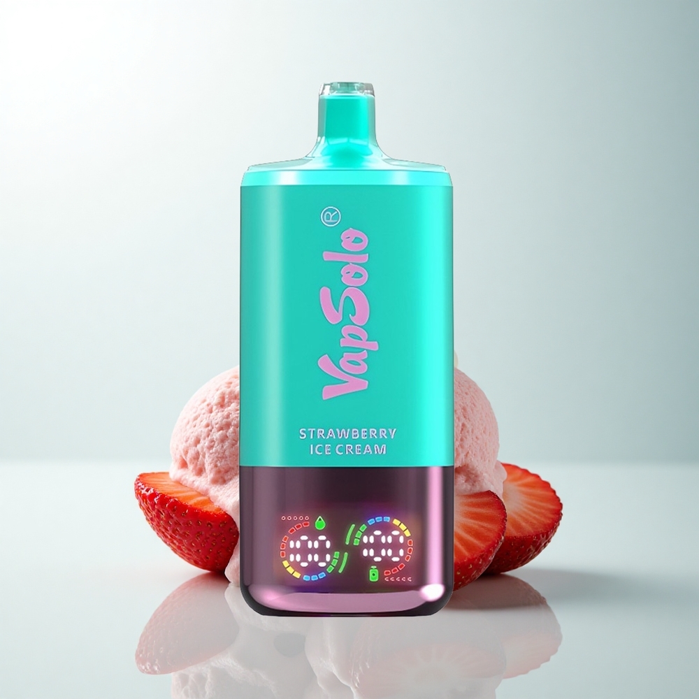 Vapsolo Triple 30000 Puffs Glace à la Fraise Triple 40ml Type-C