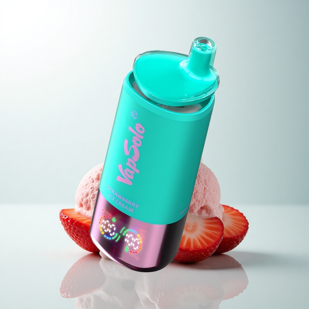 Vapsolo Triple 30000 Puffs Glace à la Fraise Triple 40ml Type-C
