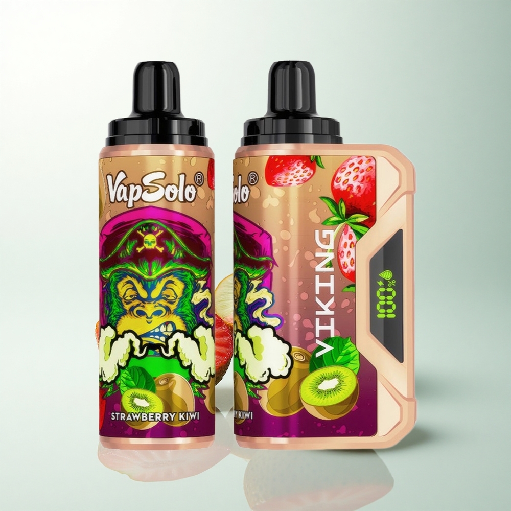 VapSolo VIKING 12000 Puffs Fraise Kiwi 22ml Type-C