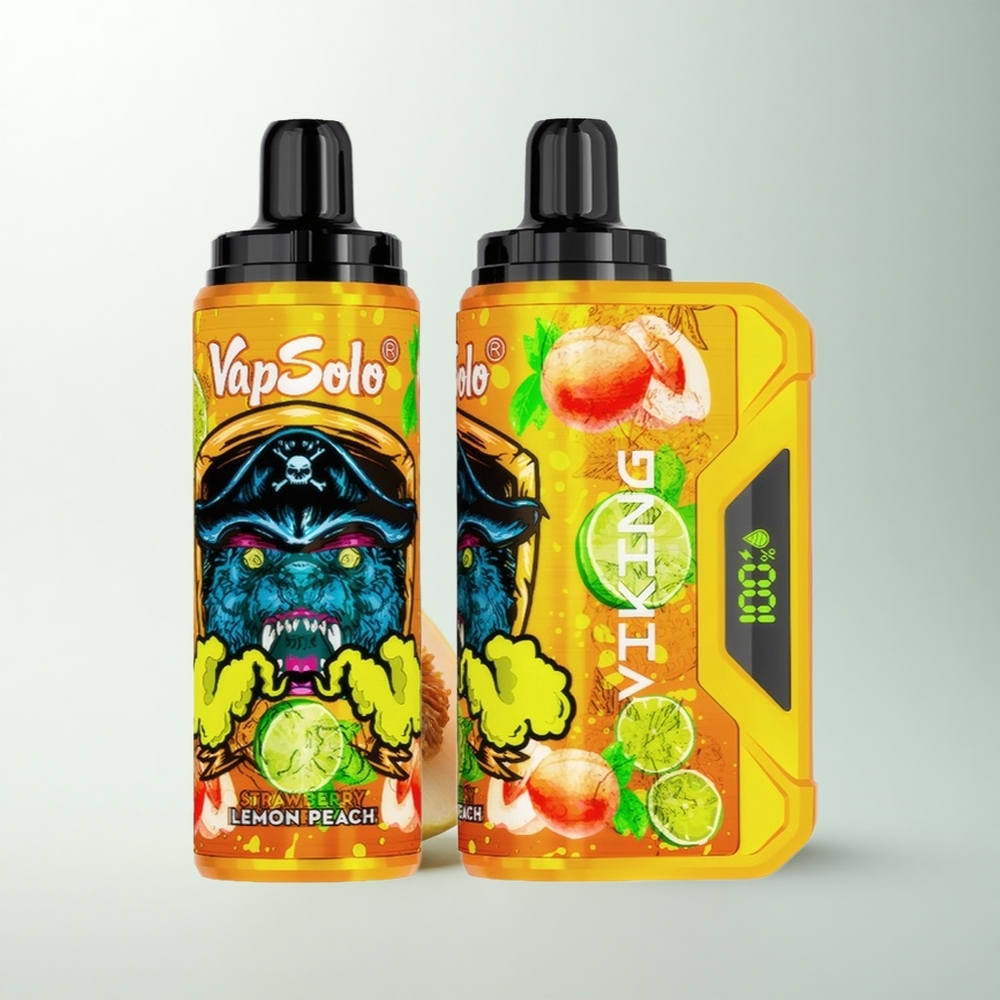 VapSolo VIKING 12000 Puffs Pêche Citron 22ml Type-C