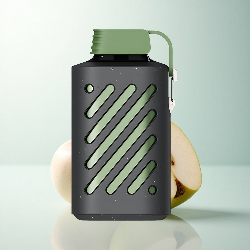 VOZOL GEAR 10000 Puffs Pomme Acidulée Glacée avec Batterie 500mAh et Capacité de 20ml
