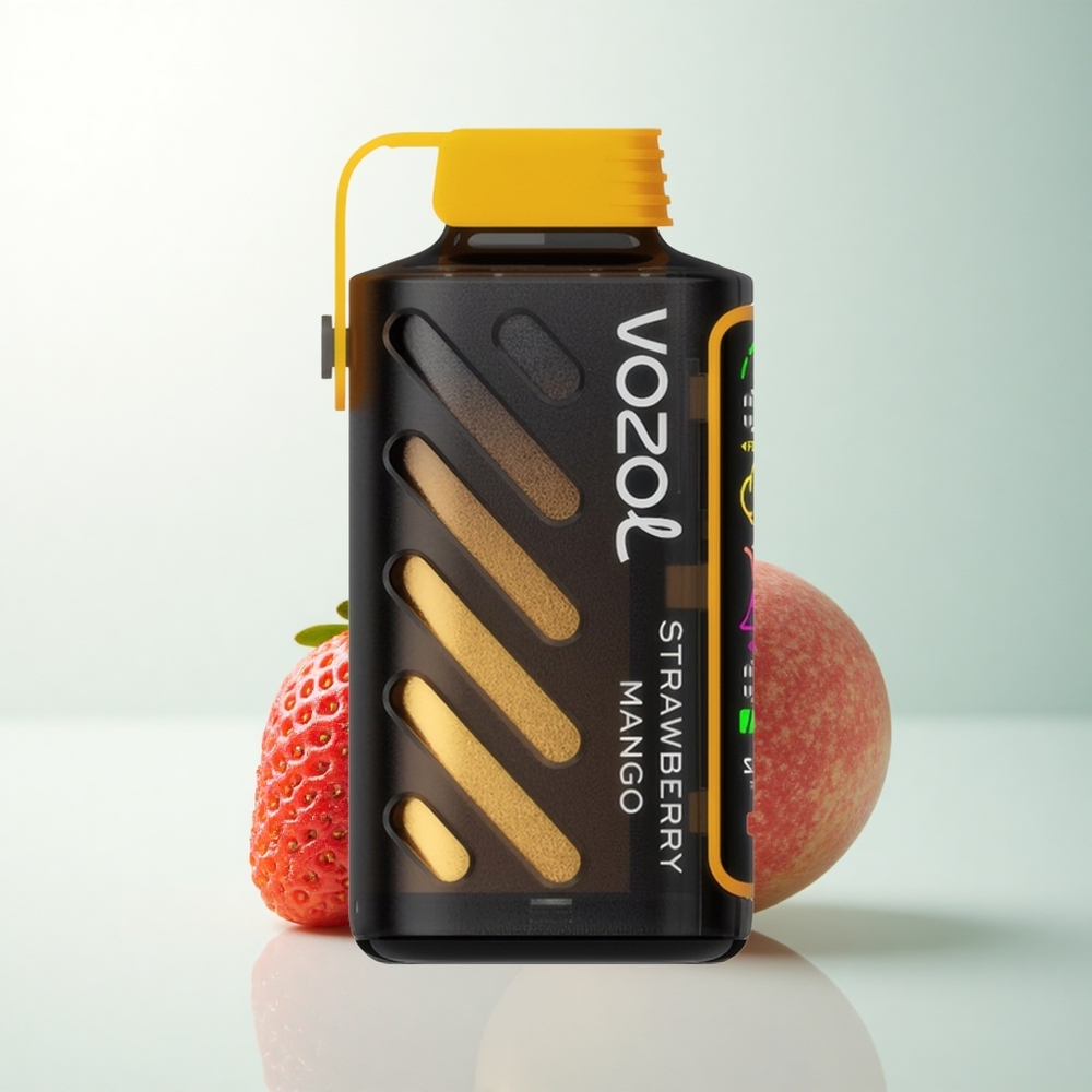 VOZOL Gear Power 20000 Puffs Fraise Mangue Double Mesh Écran Plein 20mL