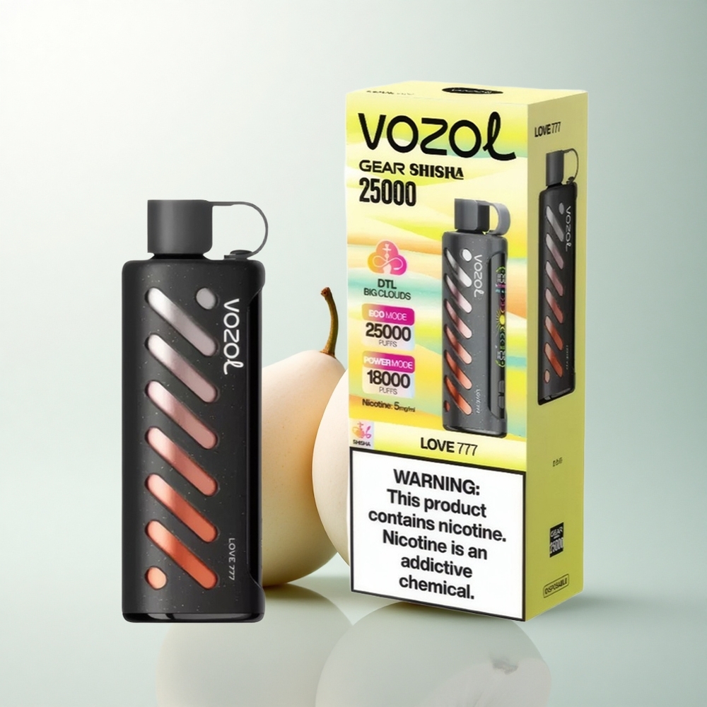 VOZOL Gear Shisha 25000 Puffs Amour 777 Double Mesh 1000mAh 5mg