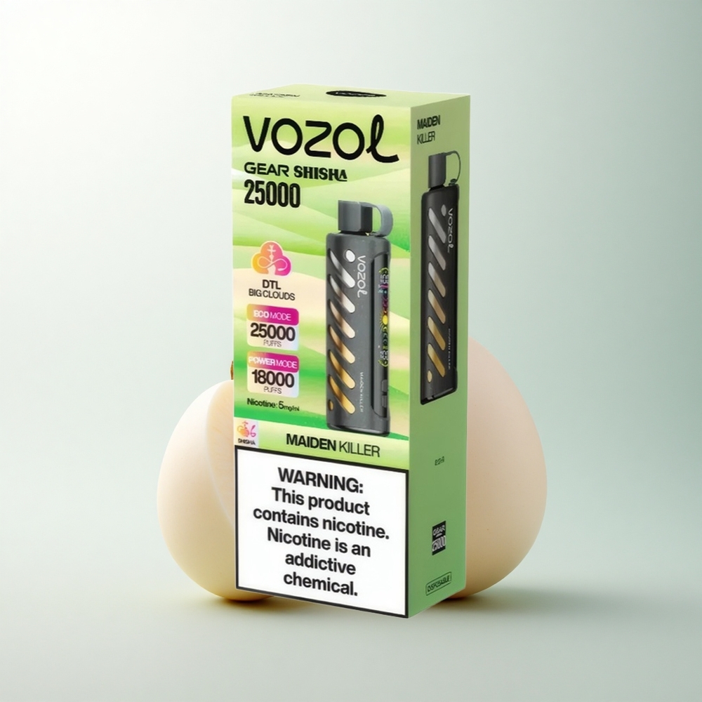 VOZOL Gear Shisha 25000 Puffs Le Tueur de Vierge 25000 Puffs Dual Mesh 5mg