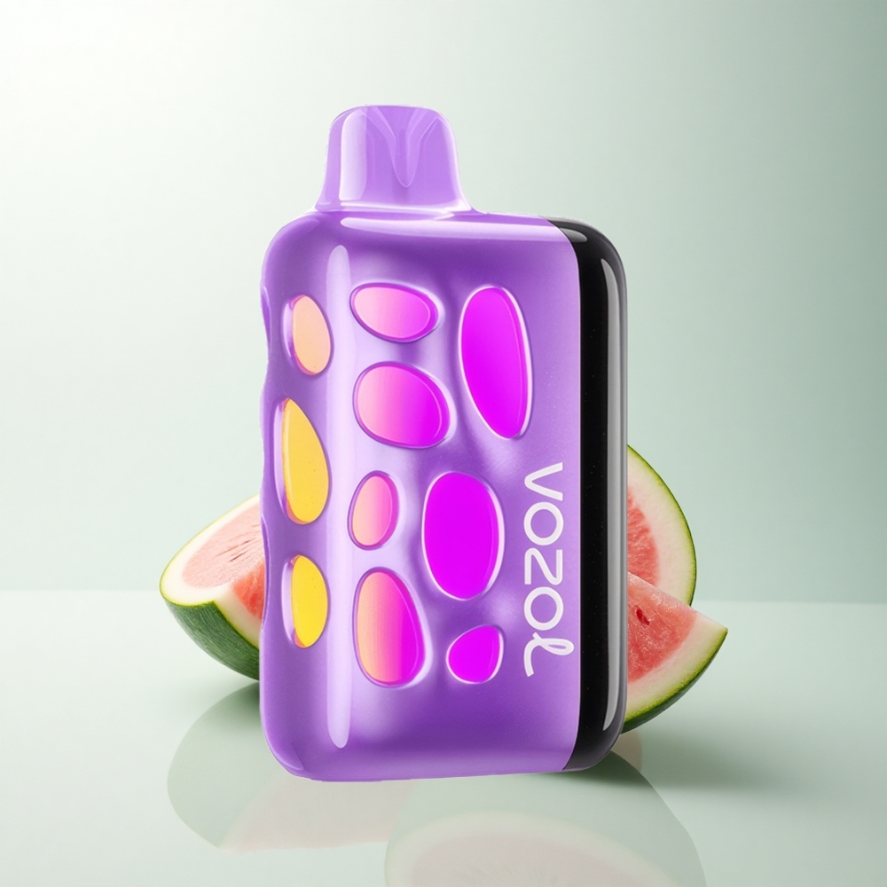 VOZOL RAVE 40000 Puffs Melon Acidulé Éclatant avec Animation d'Éclipse et Charge Rapide