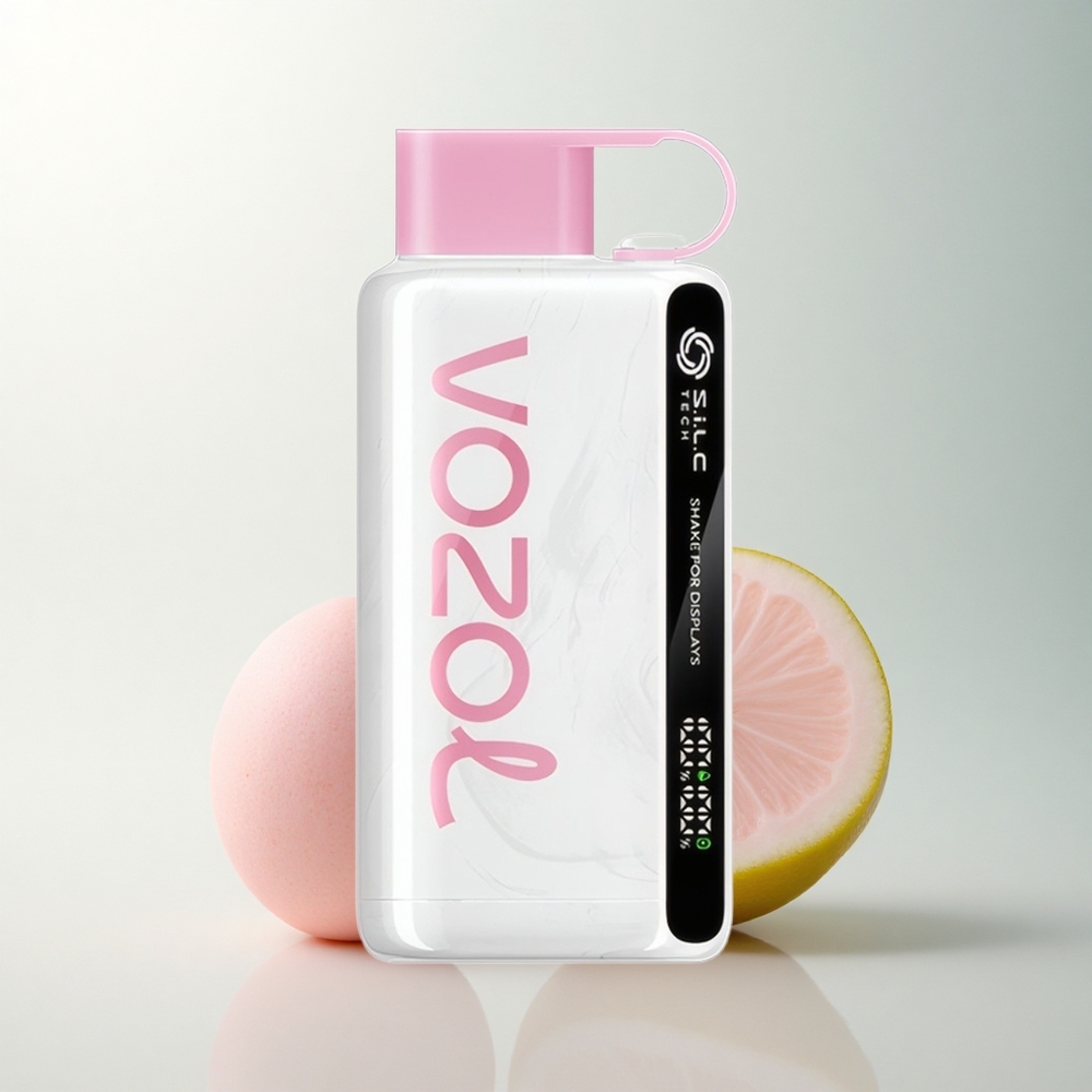 VOZOL STAR 9000/12000 Puffs Citronnade Rose Recyclée avec Charge Rapide
