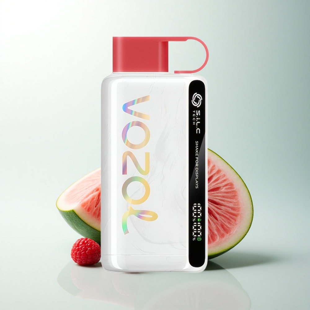 VOZOL STAR 9000/12000 Puffs Framboise Pastèque Recyclé avec Charge Rapide