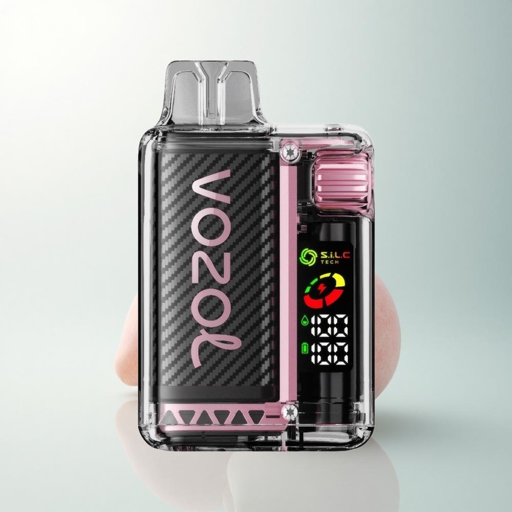 VOZOL Vista 20000 Puffs Glace de Pêche Écran OLED Double Mesh Recyclable