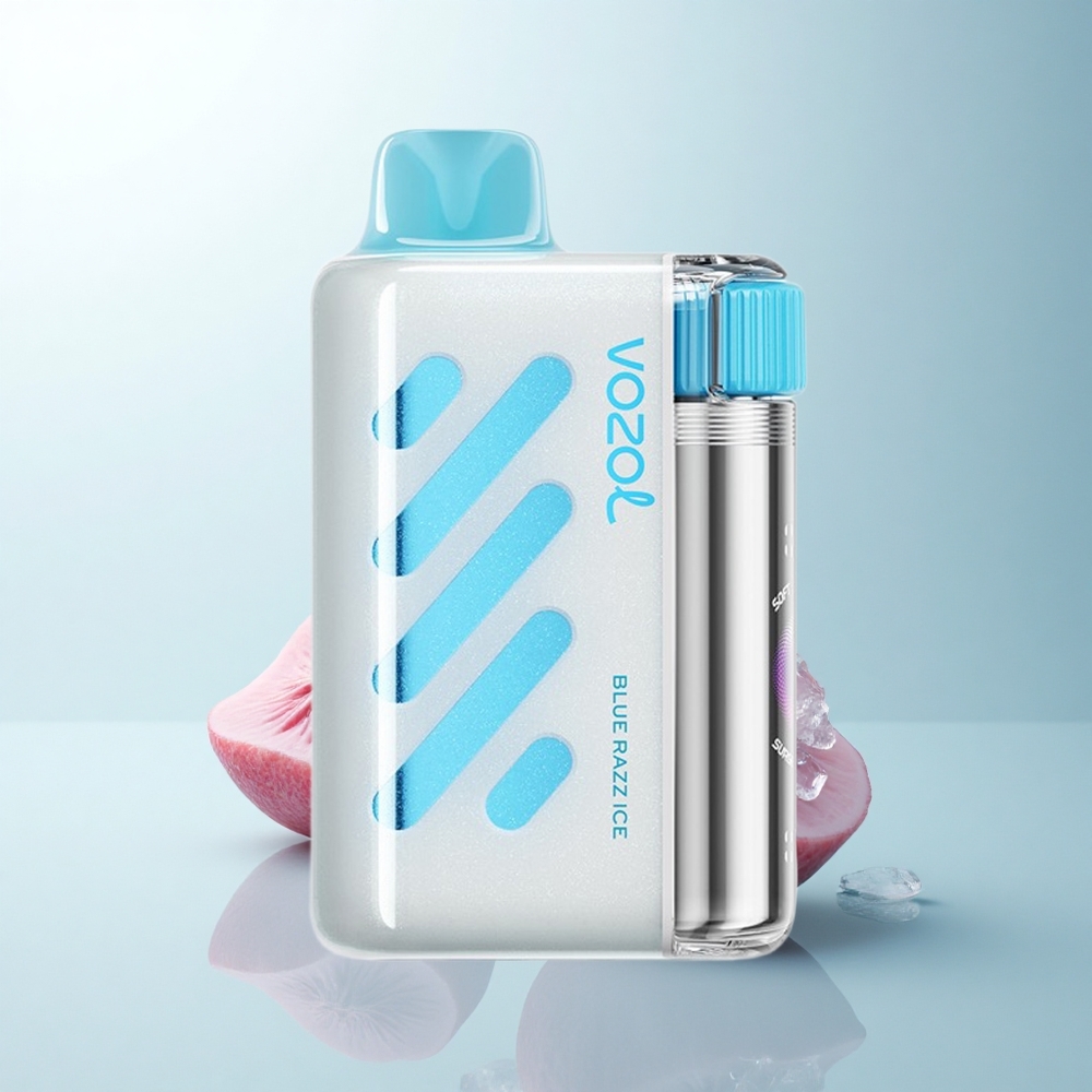 VOZOL VISTA 40000 Puffs Glace Framboise Bleue Rechargeable à Charge Rapide